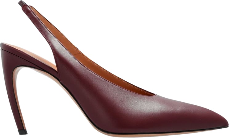 The Attico With Heel Burgundy