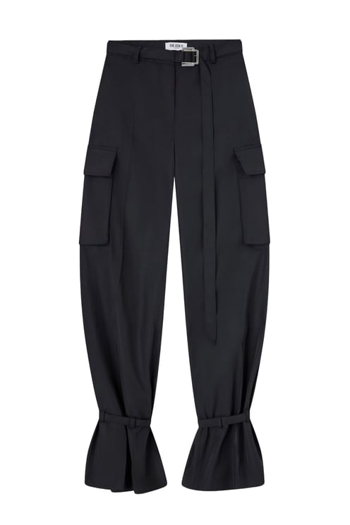The Attico Cargo Trousers – Black