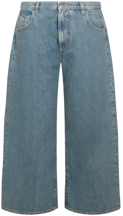 The Attico Jeans Washed Denim Sky Blue