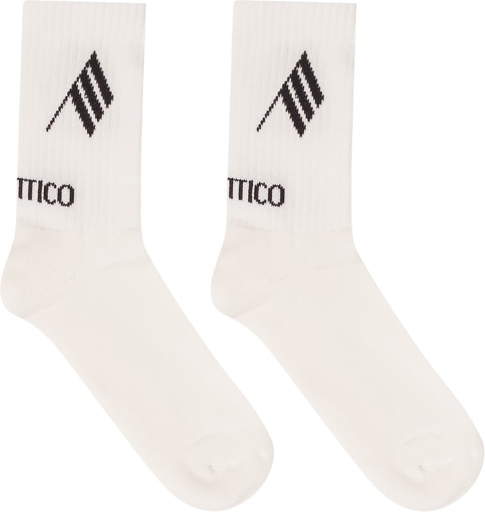 The Attico Calzini a Coste con Logo