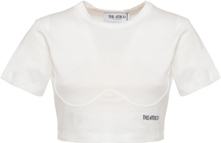The Attico T-Shirts And Polos White