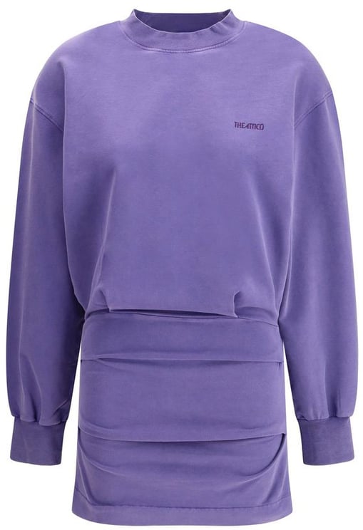 The Attico The Attico Purple Cotton Casual Dress