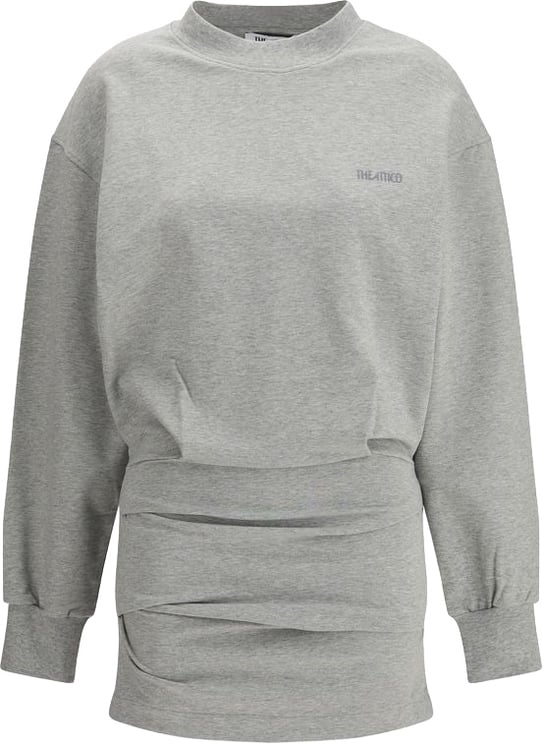 The Attico The Attico Gray Cotton Casual Dress