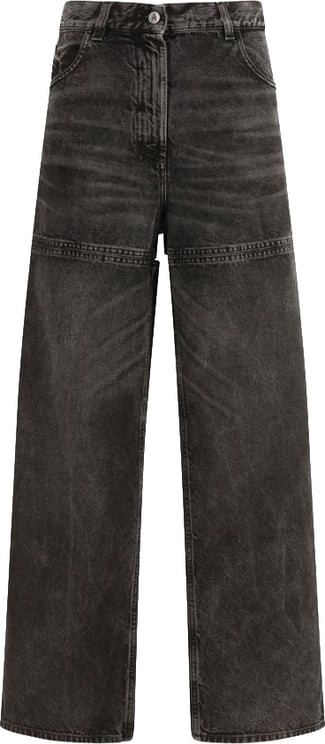 The Attico The Attico Black Cotton High-Waisted Jean