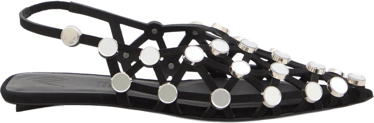 The Attico Grid ballerina