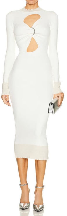 The Attico Dress White