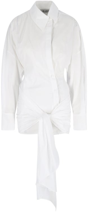 The Attico Mini Chemisier Dress – White