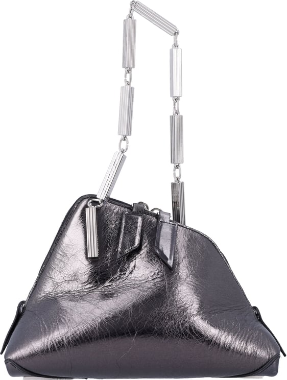 The Attico La Scala Clutch Grigio