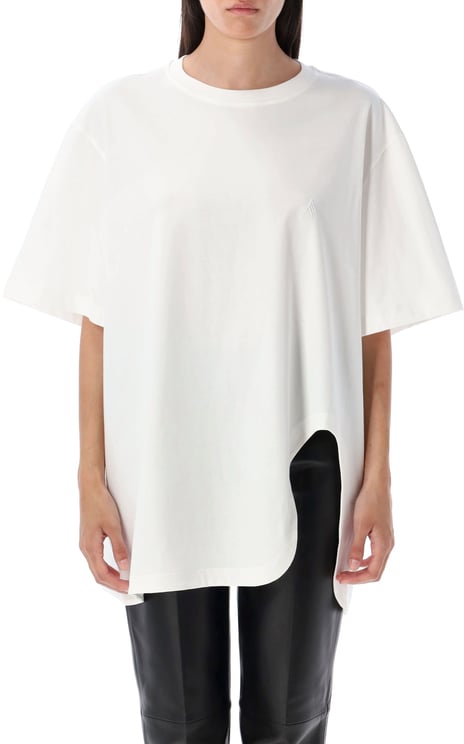 The Attico Diana Tshirt Bianco