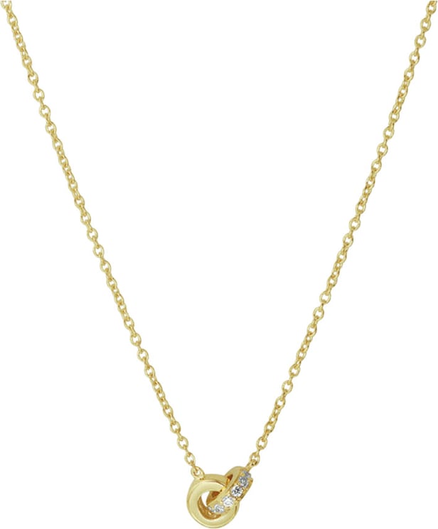 The House Of Blinckers THOB Collier 40.22406 14k Geelgoud Ring met diamant 0,05crt H SI Diamant 5 x 2mm 39 - 42cm