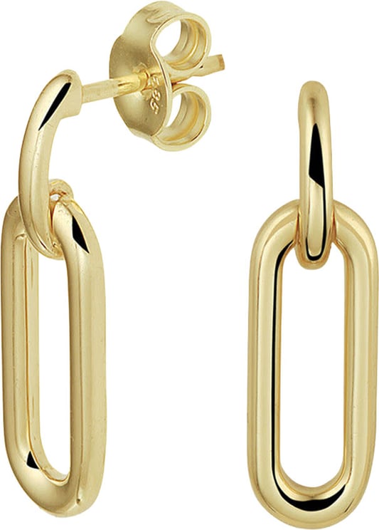 The House Of Blinckers THOB Oorbellen 40.22543 14k Geelgoud Ovaal Schakel 2.2mm 16.5mm