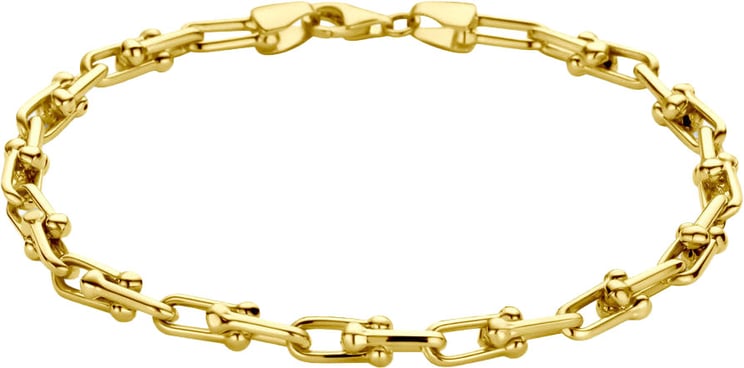 The House Of Blinckers THOB Armband 40.29854 14k Geelgoud Tiffany Schakelarmband 4mm 19cm