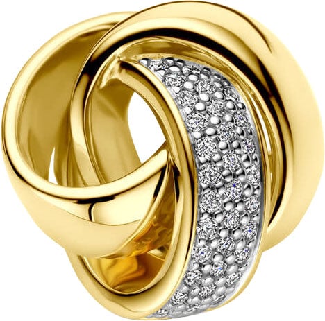 The House Of Blinckers THOB Hanger 40.30363 14kr Geelgoud met 0.14crt H SI Briljant geslepen Diamant 14mm