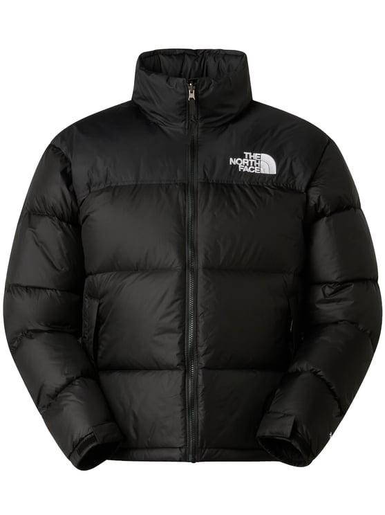 The North Face Retro Nuptse 1996 Black Hooded Quilted Down Jacket