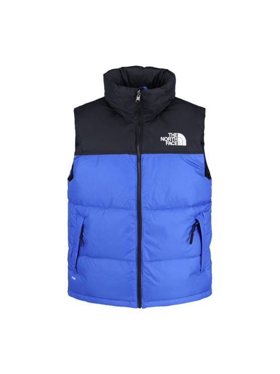 The North Face Retro Nuptse 1996 Padded Gilet In Blue
