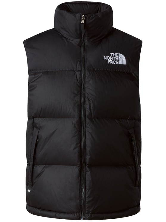 The North Face Black Retro Nuptse Sleeveless Puffer Vest