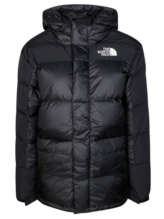 The North Face Padded Quilted Short Parka with High Collar and Fitted Cut