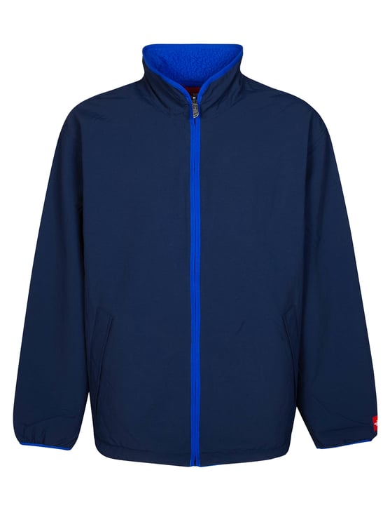 The North Face Dark Navy Reversible stand Collar Fleece Jacket