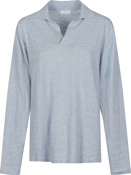 The Row Pale Blue Niosa Knit Top