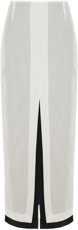 The Row The Row White cotton Ismara skirt
