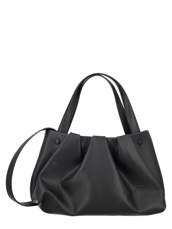 Themoirè Soft Gathered Pleats Polyamide-Blend Shoulder Bag