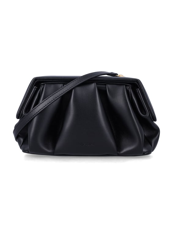 Themoirè Athena Pleated Vegan Leather Scultpural Clutch