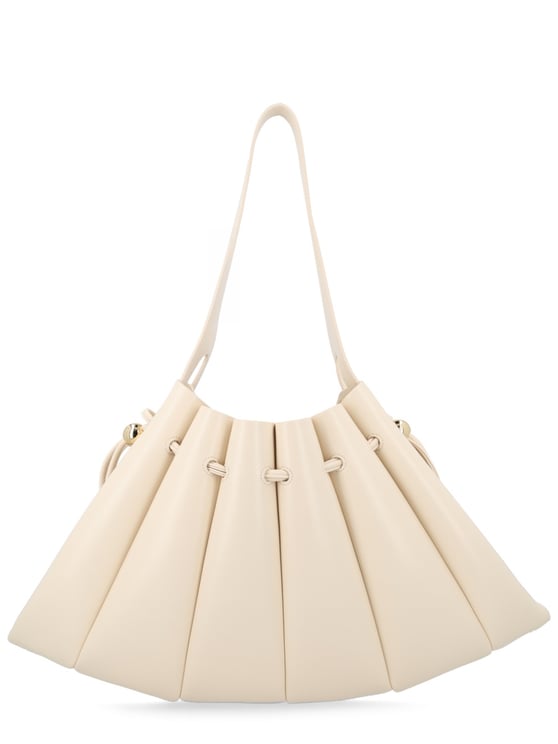 Themoirè Calipso Padded Fan-Like Polyester-Blend Shoulder Bag