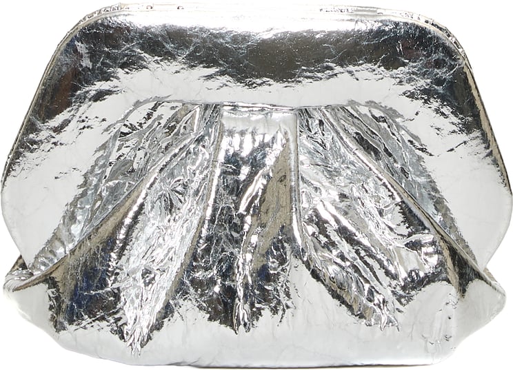 Themoirè Clutch Specchio Argento