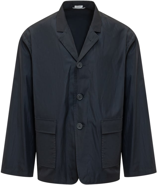 Thom Browne Giacca Packable con Tasche e Bottoni