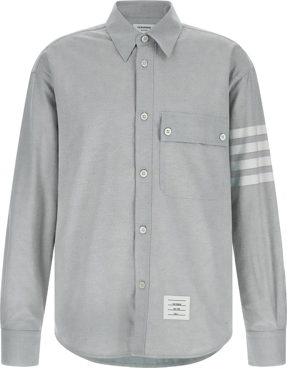 Thom Browne Thom Browne Gray Cotton Blouse