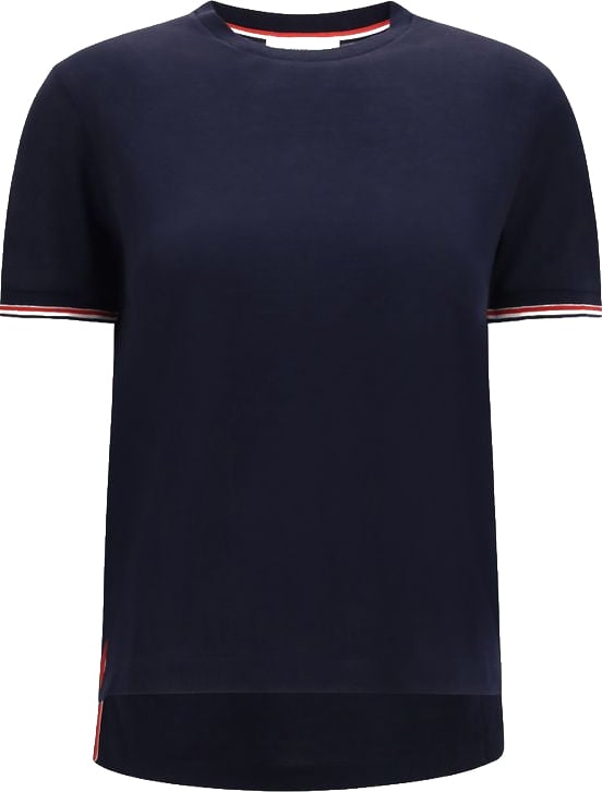 Thom Browne Thom Browne Blue Wool Oves Aries T-Shirt