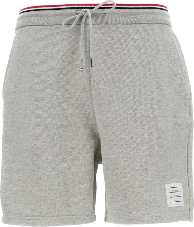 Thom Browne Tailored Grey Shorts with Minimalist Design