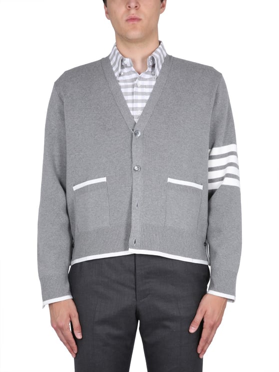 Thom Browne 4BAR STRIPE CARDIGAN