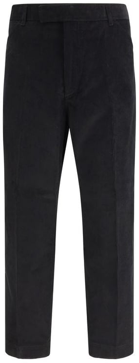 Thom Browne Thom Browne Black Cotton Chino Pants