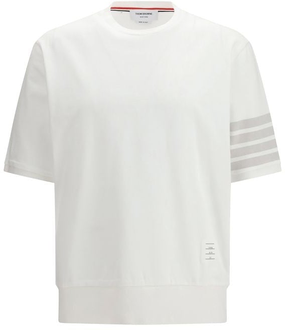 Thom Browne Thom Browne White Cotton Sportswear