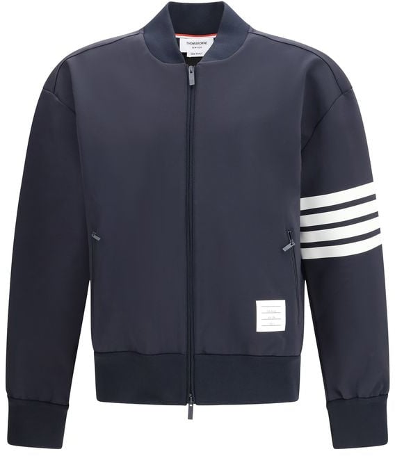 Thom Browne Thom Browne Blue Viscose Bomber