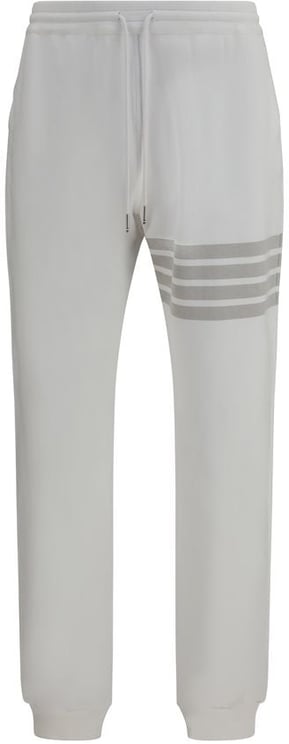 Thom Browne Thom Browne White Cotton Joggers (Workout Pants)