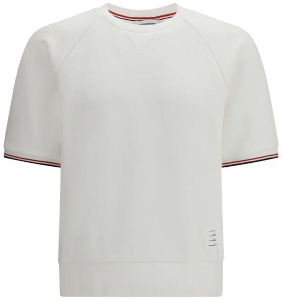 Thom Browne Thom Browne White Cotton Sweatshirt