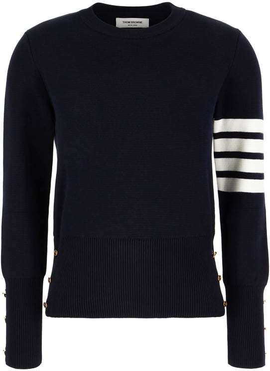 Thom Browne Thom Browne Midnight blue wool sweater