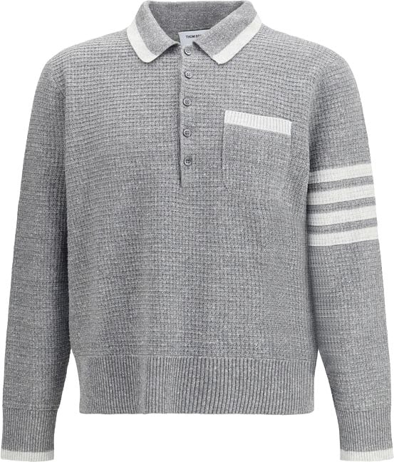 Thom Browne Thom Browne Gray Linen Dress Shirt