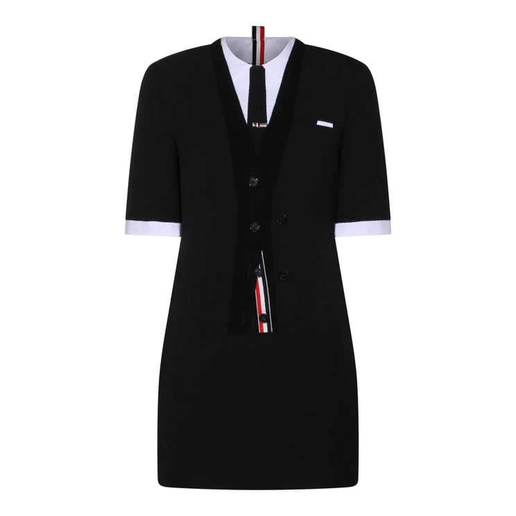 Thom Browne Tailored Black Mini Dress