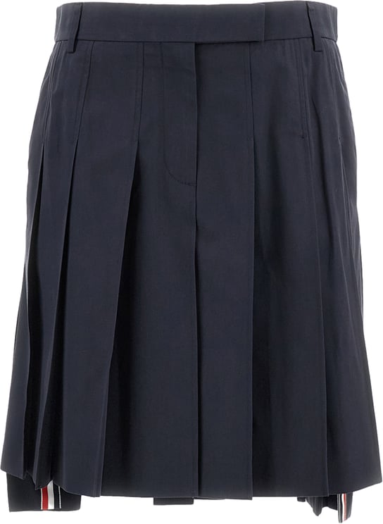 Thom Browne Cotton Pleated Skirt