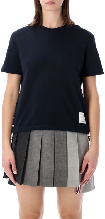 Thom Browne Thom Browne classic piqué t-shirt