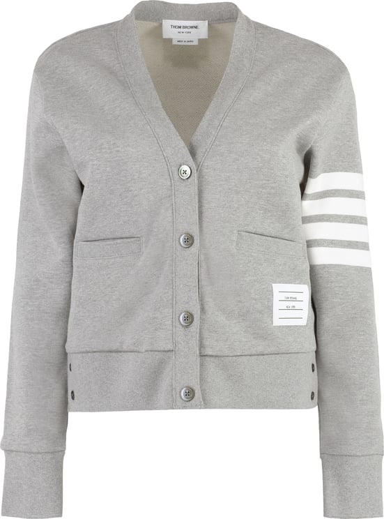Thom Browne Logo detail cotton cardiga