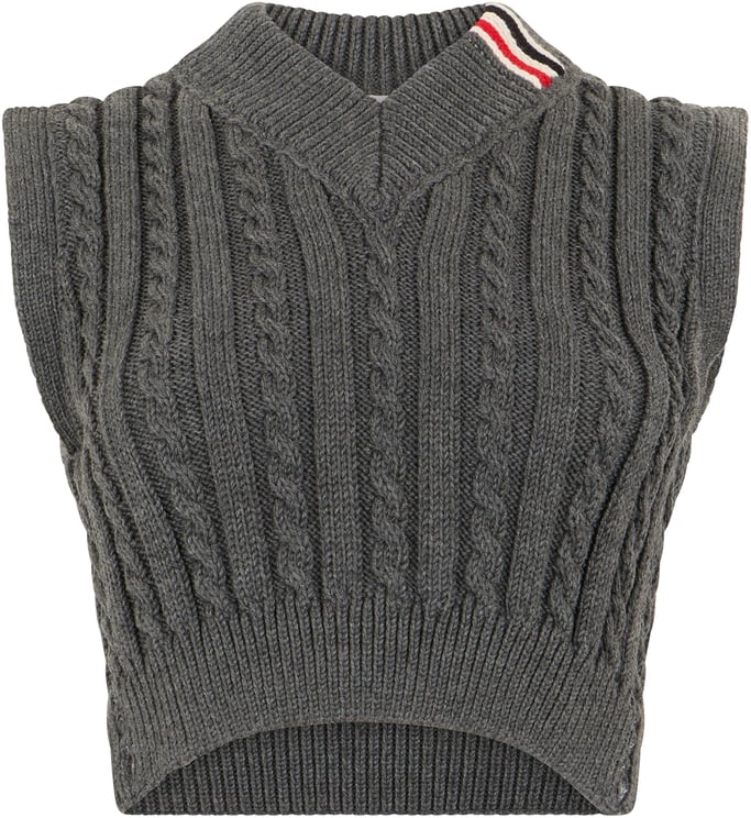 Thom Browne Woven wool vest