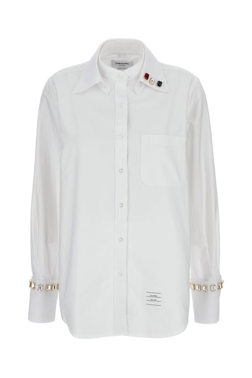Thom Browne Oversized White Cotton Shirt