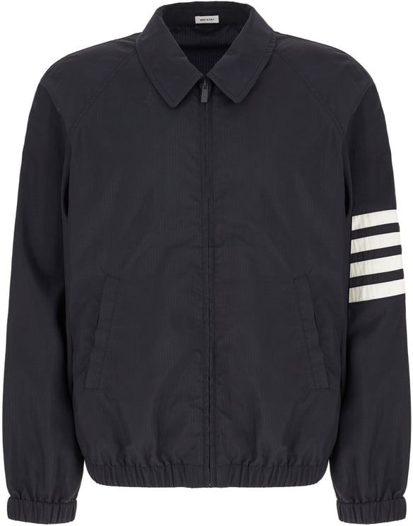 Thom Browne Thom Browne Navy blue nylon blend jacket
