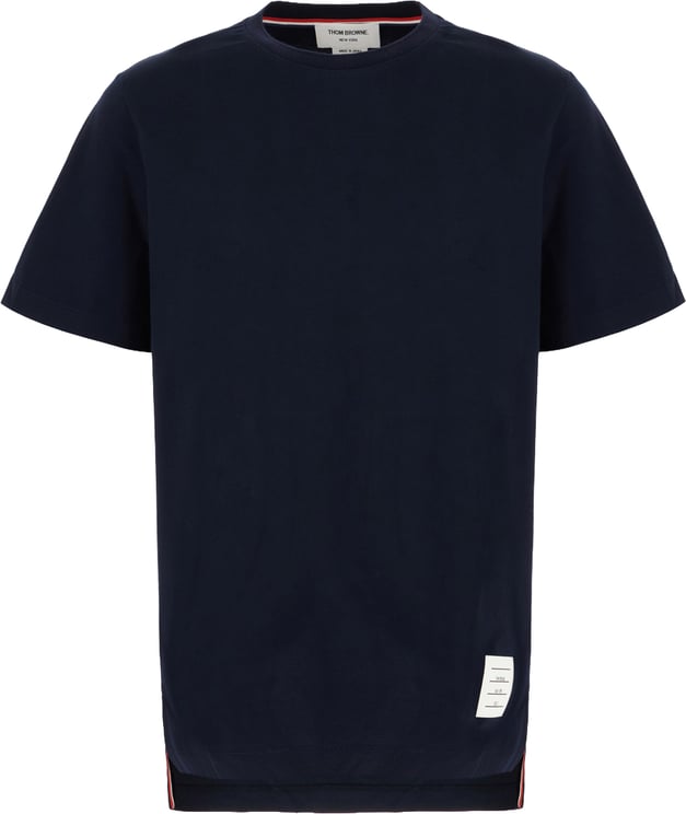 Thom Browne Thom Browne Blu cotton t-shirt