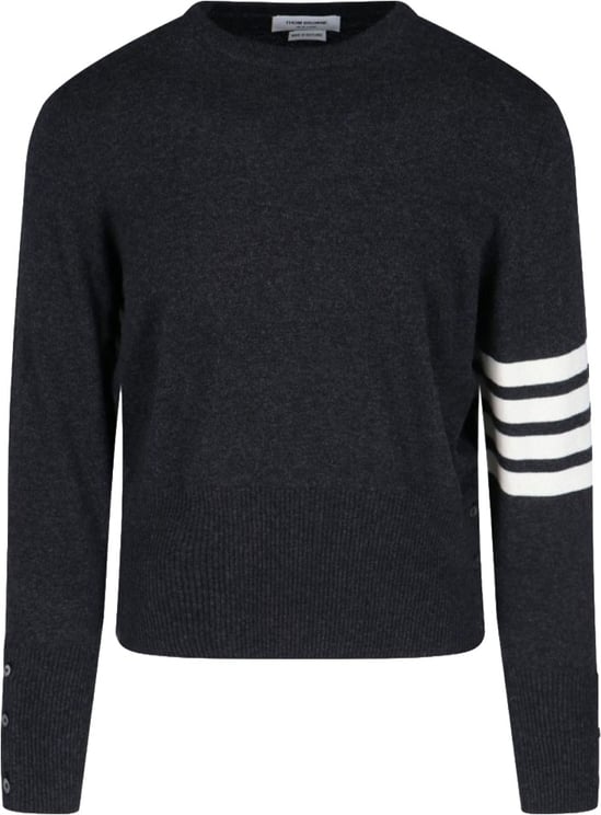Thom Browne 'Loopback 4-Bar' Knit Top – Black