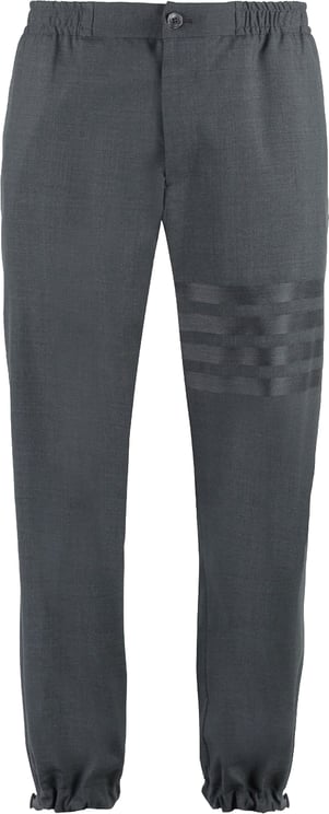 Thom Browne Trousers Grigio Antracite